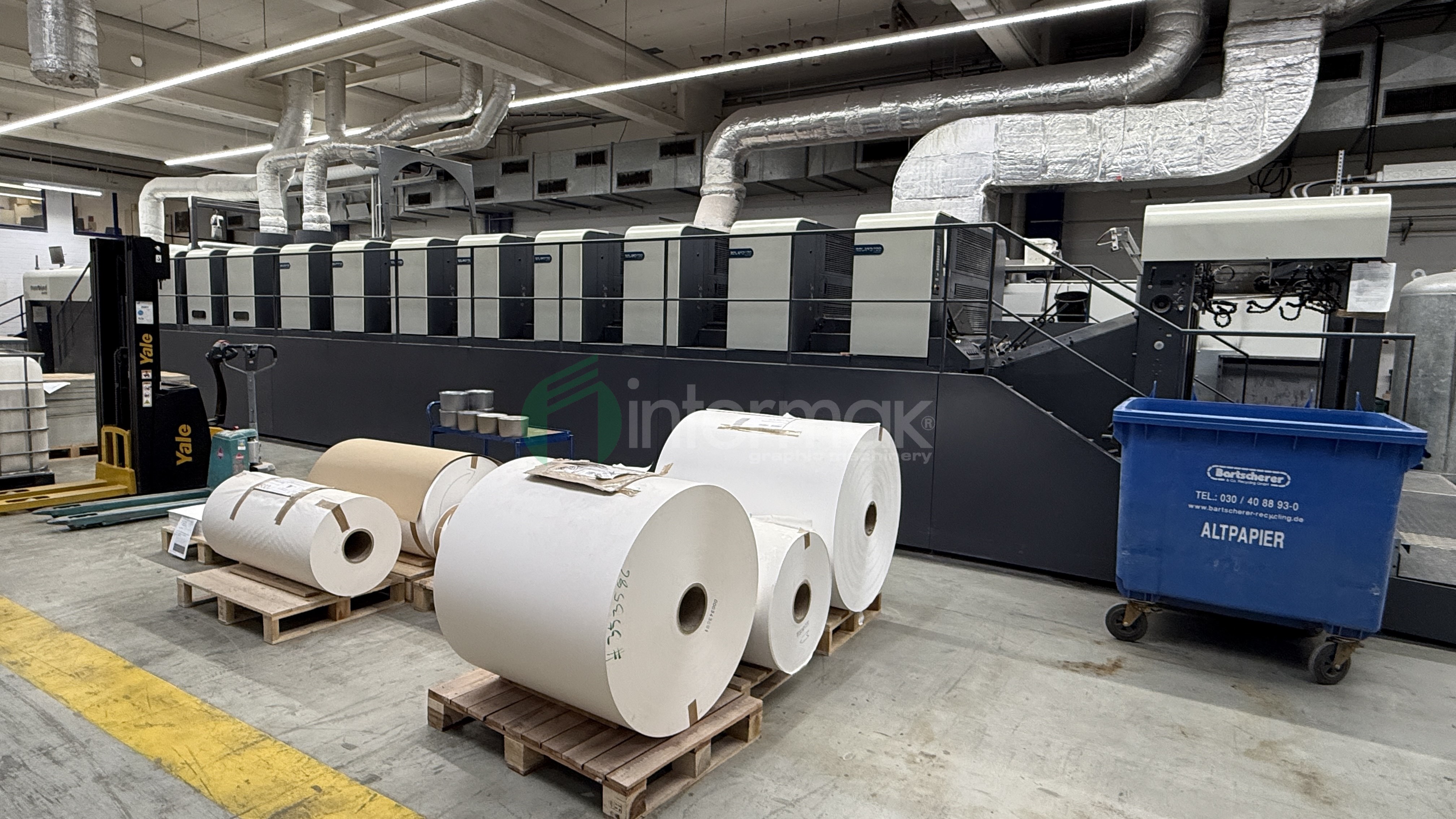 MAN ROLAND - R 707 LTTLV UV EVOLUTIION WITH MABEG RS 104 MAN ROLAND - R 707 LTTLV UV EVOLUTIION WITH MABEG RS 104